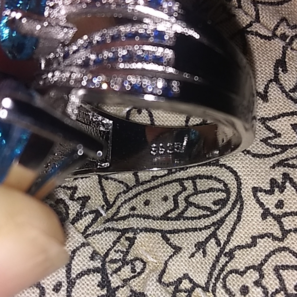 Luxurious!/AQUAMARINE RING SZE,7.🤗😍 - Picture 7 of 8